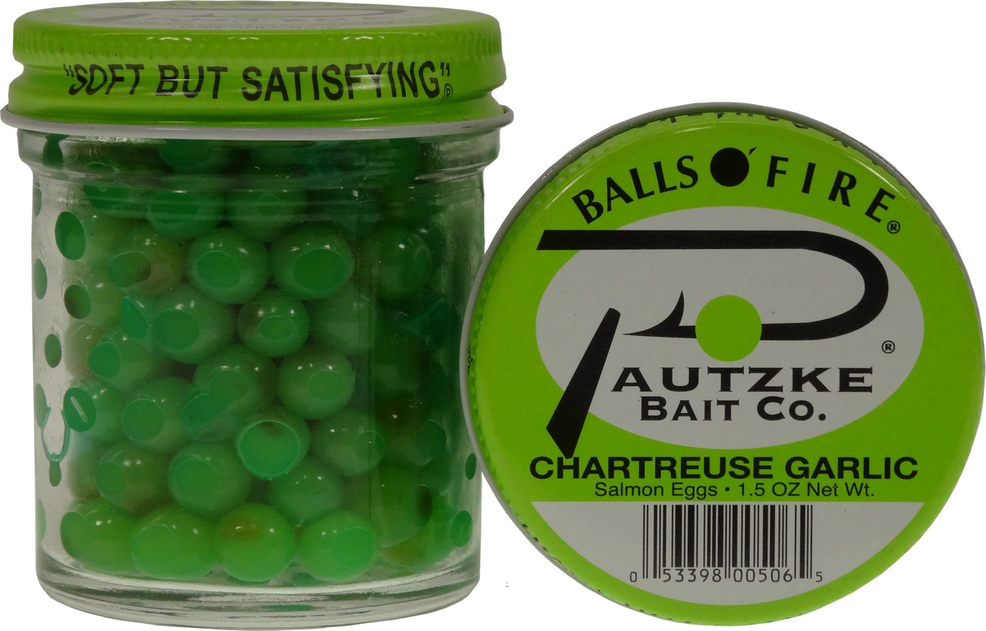 Pautzke Balls O' Fire Chartreuse Garlic Salmon Eggs
