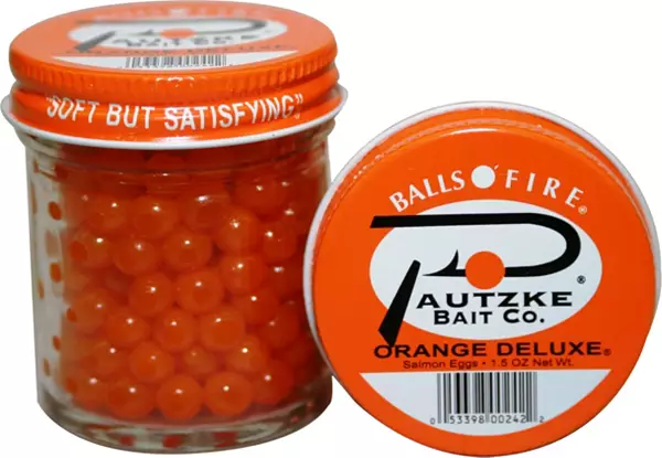 Pautzke Orange Deluxe Balls O' Fire Salmon Eggs