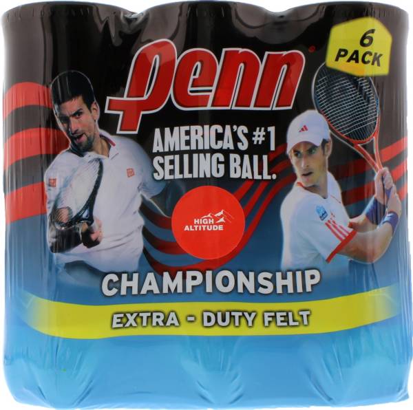 Penn Championship High Altitude Tennis Balls 6 Can Pack Dick's