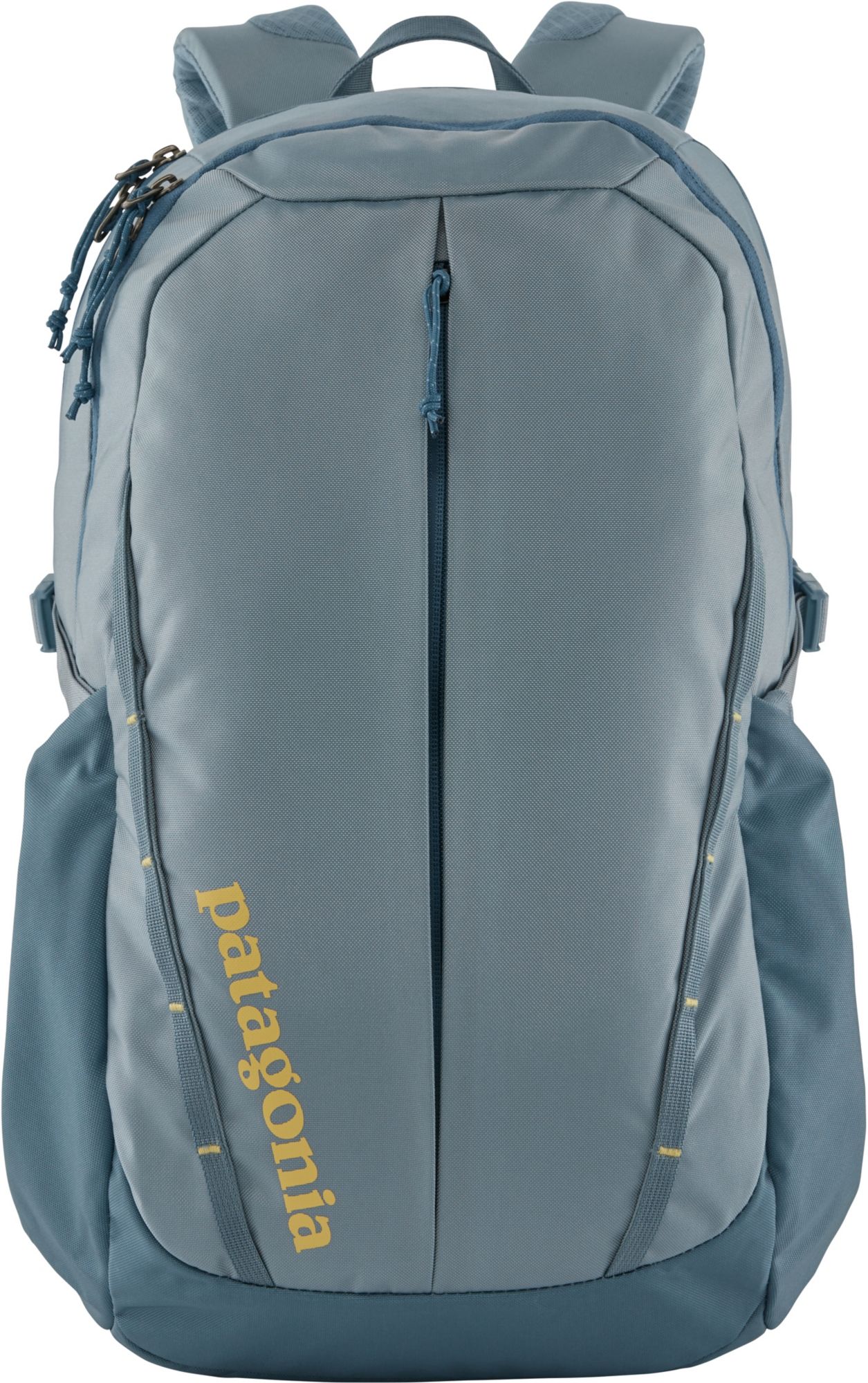 blue patagonia backpack