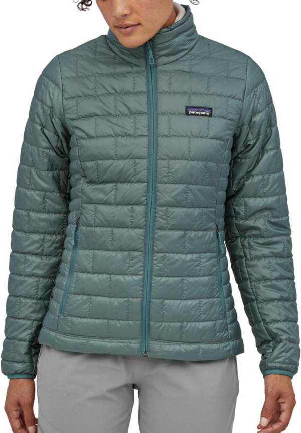 green insulated jacket women's