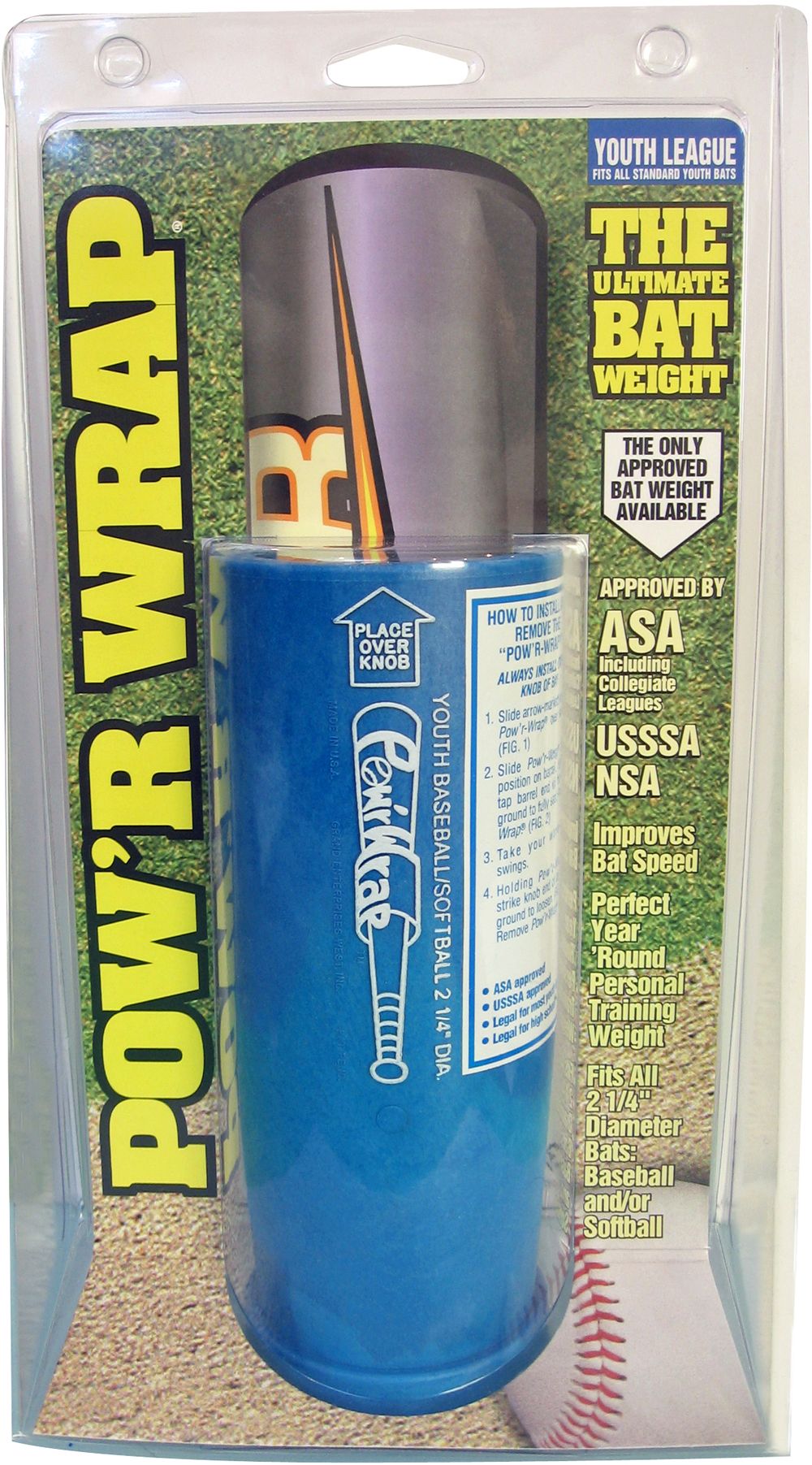 power wrap bat weight