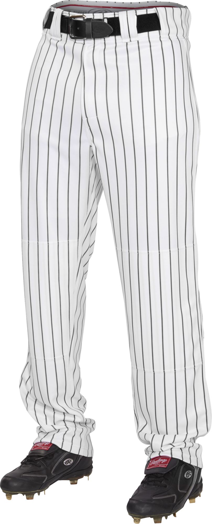 white pinstripe pants