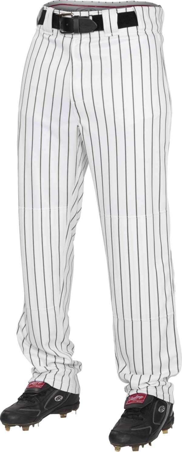 White 2025 pinstripe pants