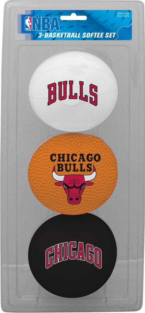 Rawlings Chicago Bulls Softee Basketball Three-Ball Set