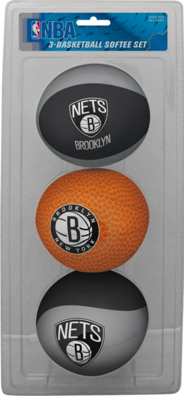 Rawlings Brooklyn Nets Softee Basketball Three-Ball Set