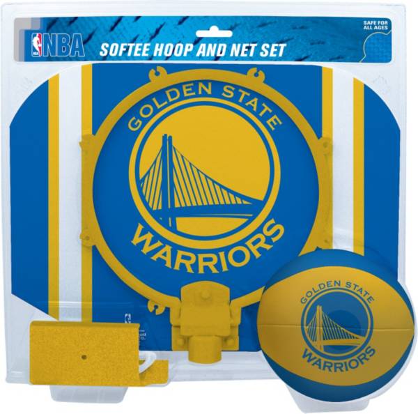 Rawlings Golden State Warriors Softee Basketball Hoop and Ball Set