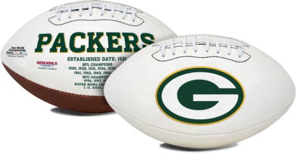 Green Bay Packers Full Size Composite Football at the Packers Pro Shop