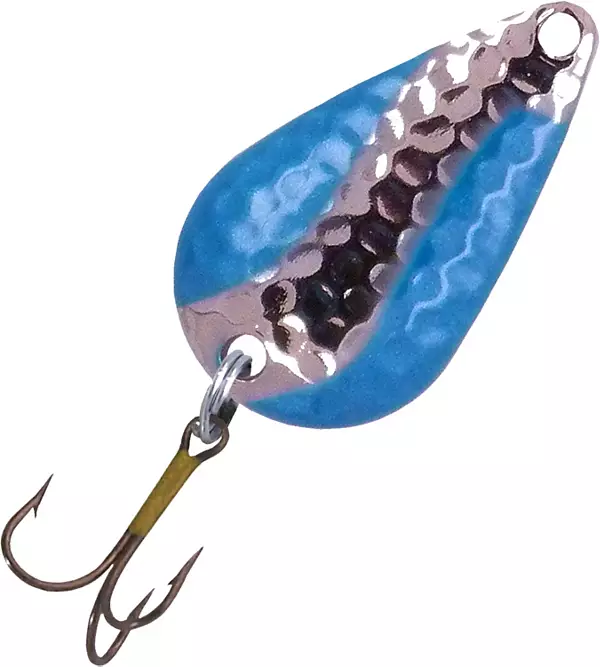 Double x Tackle Steelhead Special Lure - Neon Blue/Hammered Nickel