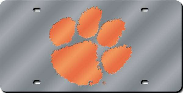 Rico Clemson Tigers Silver Laser Tag License Plate product image
