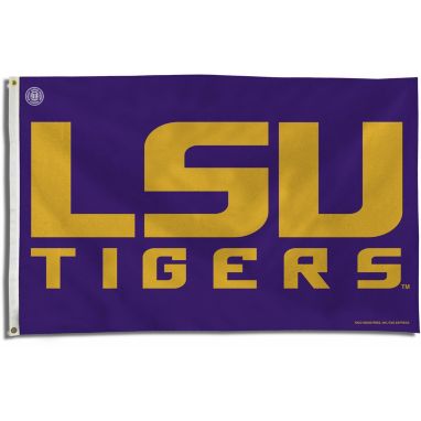 sorry, Rico LSU Tigers Purple Block Letter Banner Flag is currently out of stock