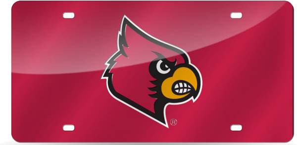 Rico Louisville Cardinals Red Laser Tag License Plate product image