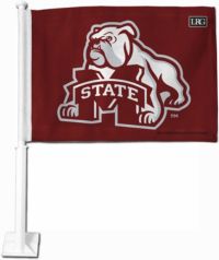 MSU BULLDOGS hotsell car flags and picture clock