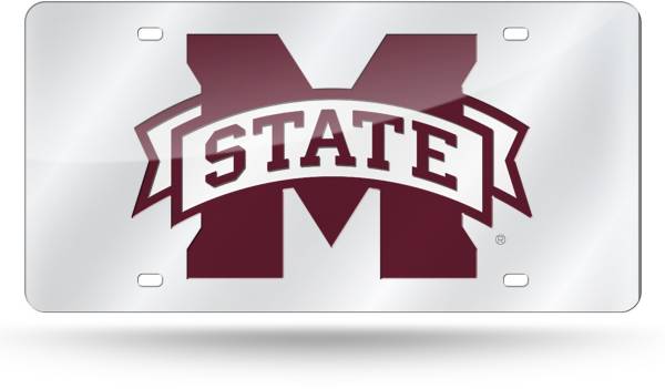 Rico Mississippi State Bulldogs Silver Laser Tag License Plate product image