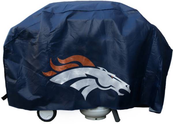 Denver Broncos Tailgate BBQ Grill W/Picnic Set Cover Vintage Logo Outback  Barbie