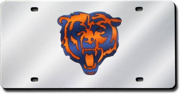 Rico NFL Chicago Bears Metal License Plate Tag