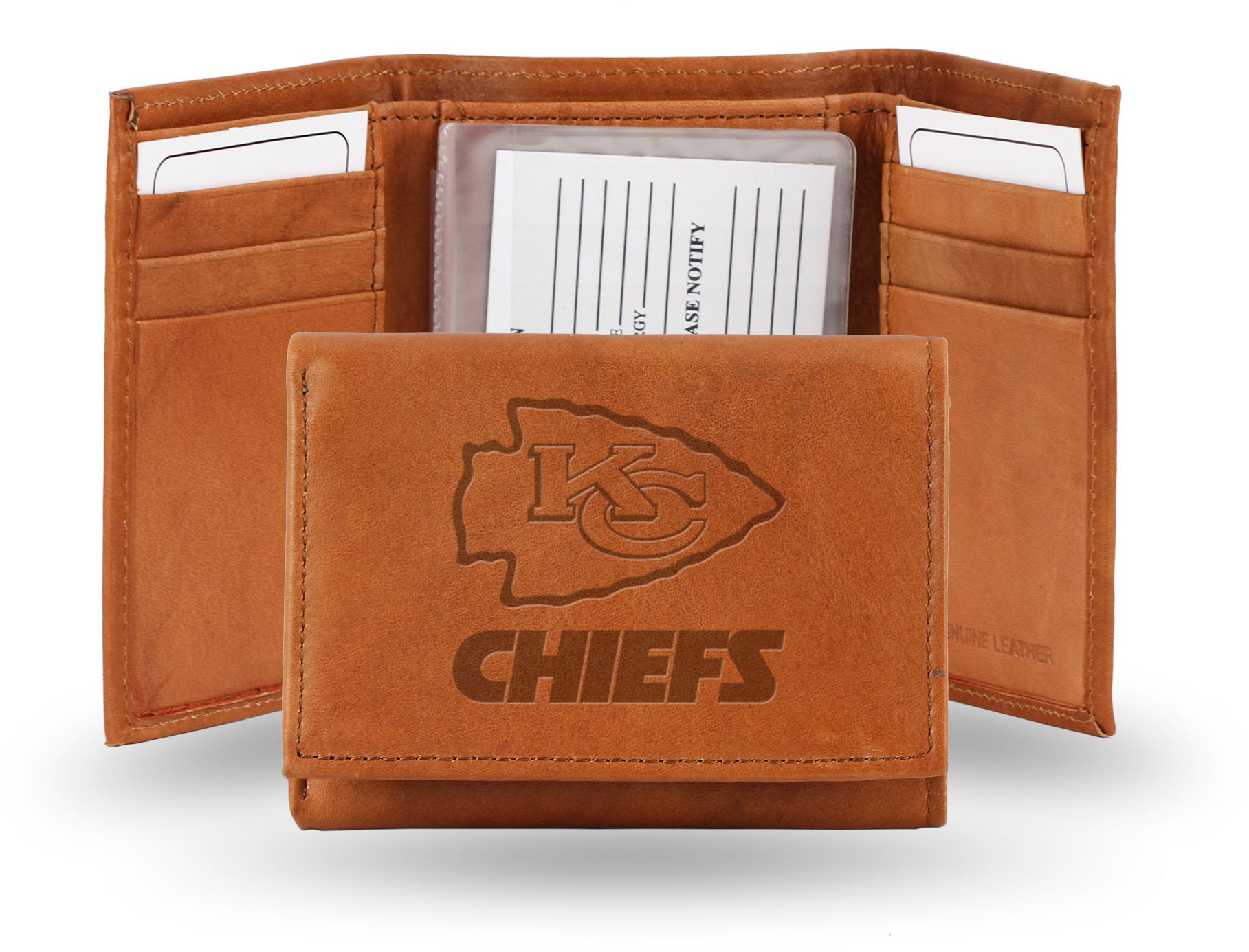Rico NFL Kansas City Chiefs Embossed Tri-Fold Wallet