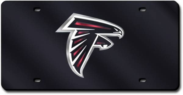 Rico Atlanta Falcons Black Laser Tag License Plate product image