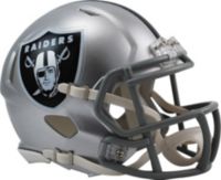 Las Vegas Raiders NFL Riddell Pocket PRO MINI/Micro Size CHROME Football  Helmet