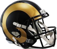 LOS ANGELES RAMS NFL Riddell SPEED Full Size Replica Football Helmet COLOR  RUSH