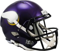 Minnesota Vikings Full Size White Matte Speed Replica Helmet New In Box  25827