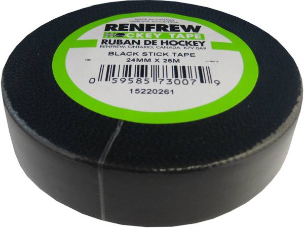 Ruban de hockey en blanc Renfrew ruban noir pour le bâton 