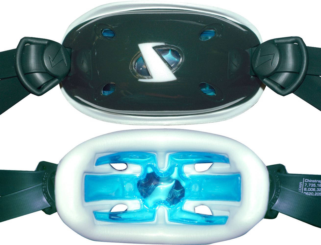 SportStar GX-4 Gel Hard Cup X-1 Evolution Football Chin Strap - Padded