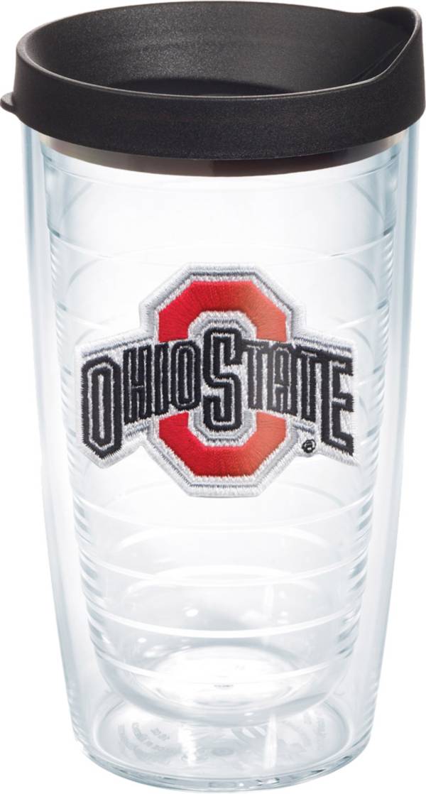 tervis, Dining, Tervis Tumbler W Lid Ohio State Buckeyes 24oz Clear Red  White Grey W Red Lid