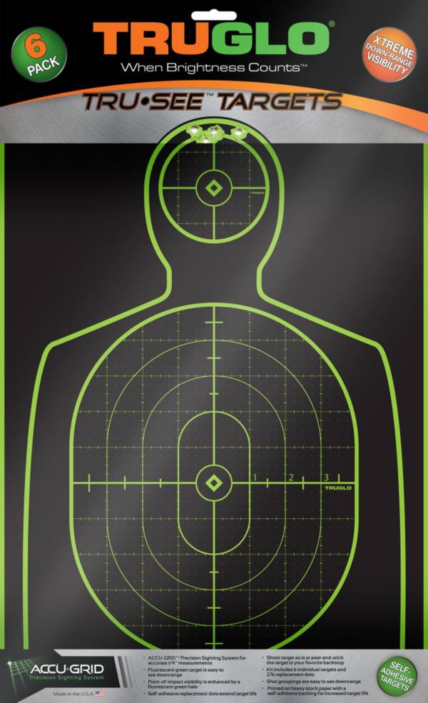 TRUGLO Tru-See Splatter Handgun Target – 6 Pack product image