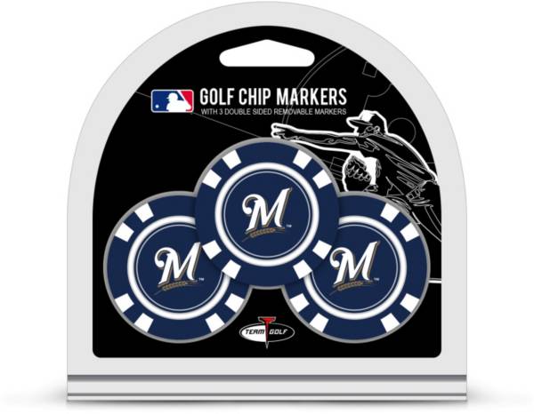 Team Golf Milwaukee Brewers Poker Chips Ball Markers - 3-Pack product image