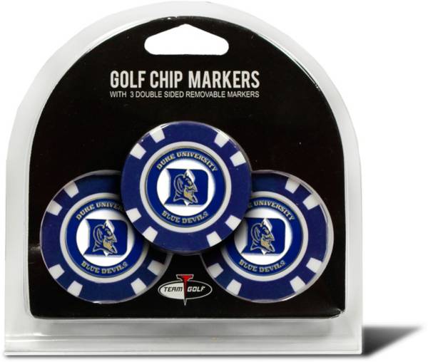 Team Golf Duke Blue Devils Poker Chips Ball Markers - 3-Pack