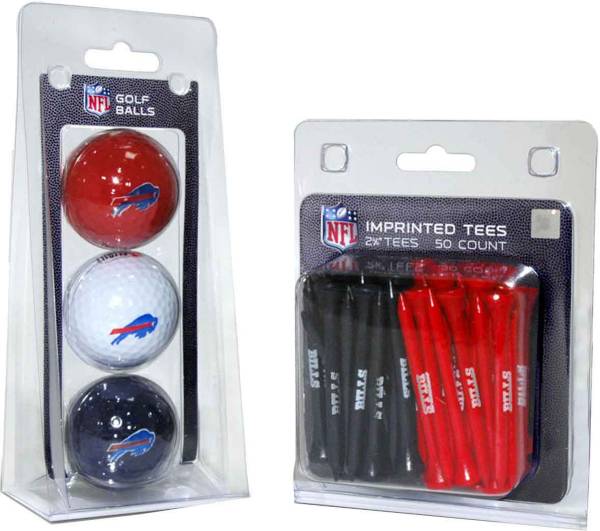 Team Golf Buffalo Bills 3 Ball/50 Tee Combo Gift Pack