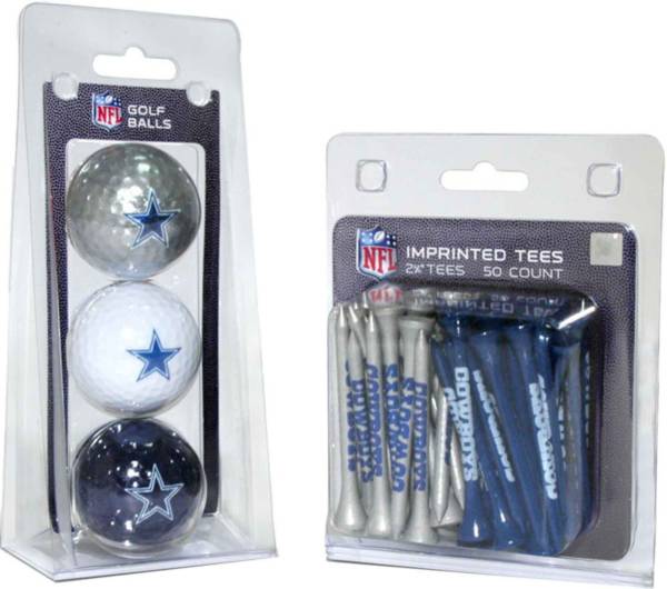 Team Golf Dallas Cowboys 3 Ball/50 Tee Combo Gift Pack