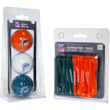 sorry, Team Golf Miami Dolphins 3 Ball/50 Tee Combo Gift Pack is currently out of stock