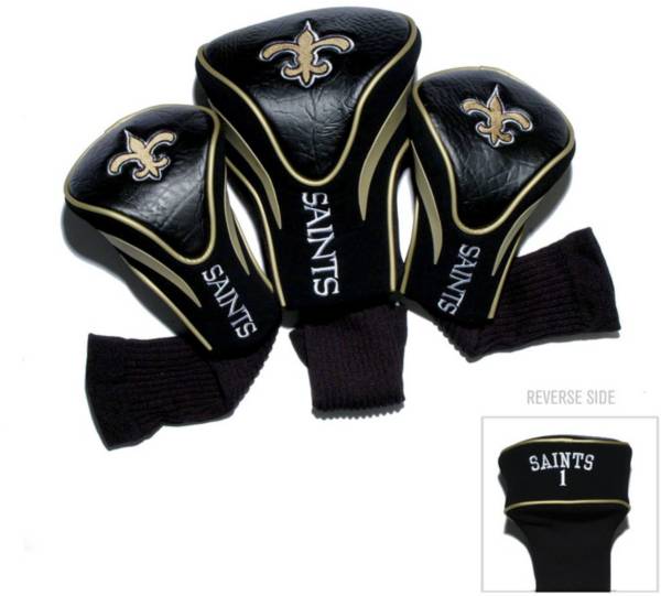 Team Golf New Orleans Saints 3-Pack Contour Headcovers product image