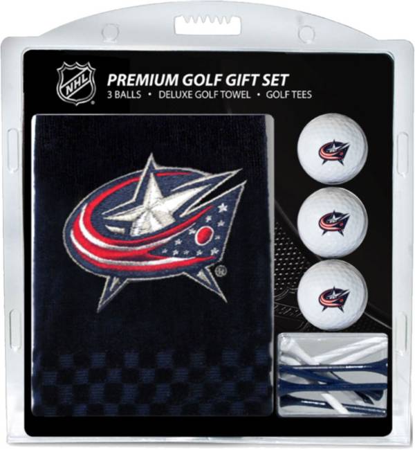Team Golf Columbus Blue Jackets Embroidered Towel Gift Set