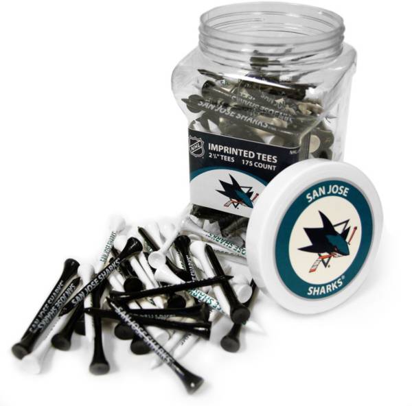 Team Golf San Jose Sharks 175 Count Golf Tee Jar