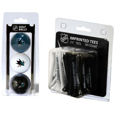sorry, Team Golf San Jose Sharks 3 Ball/50 Tee Combo Gift Pack is currently out of stock