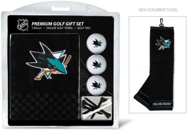 Team Golf San Jose Sharks Embroidered Towel Gift Set