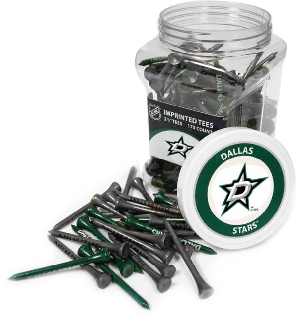 Team Golf Dallas Stars 175 Count Golf Tee Jar