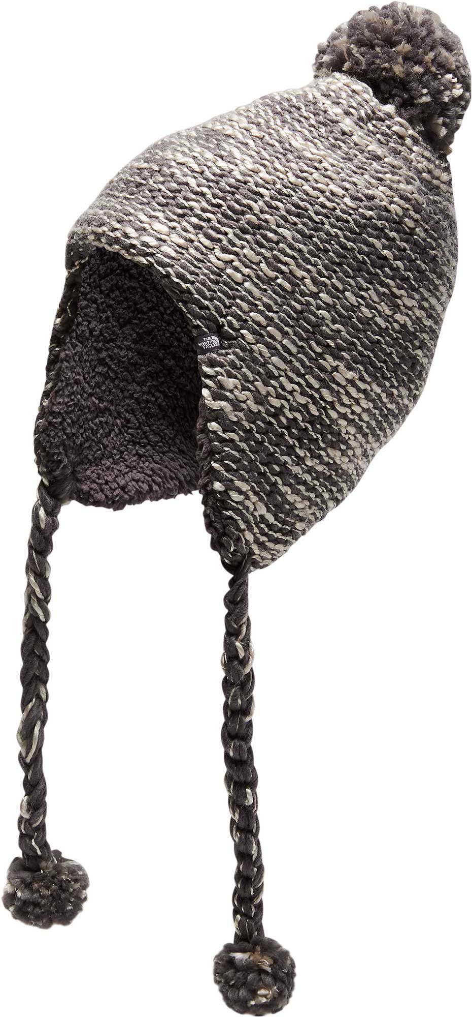 the north face women's fuzzy earflap beanie