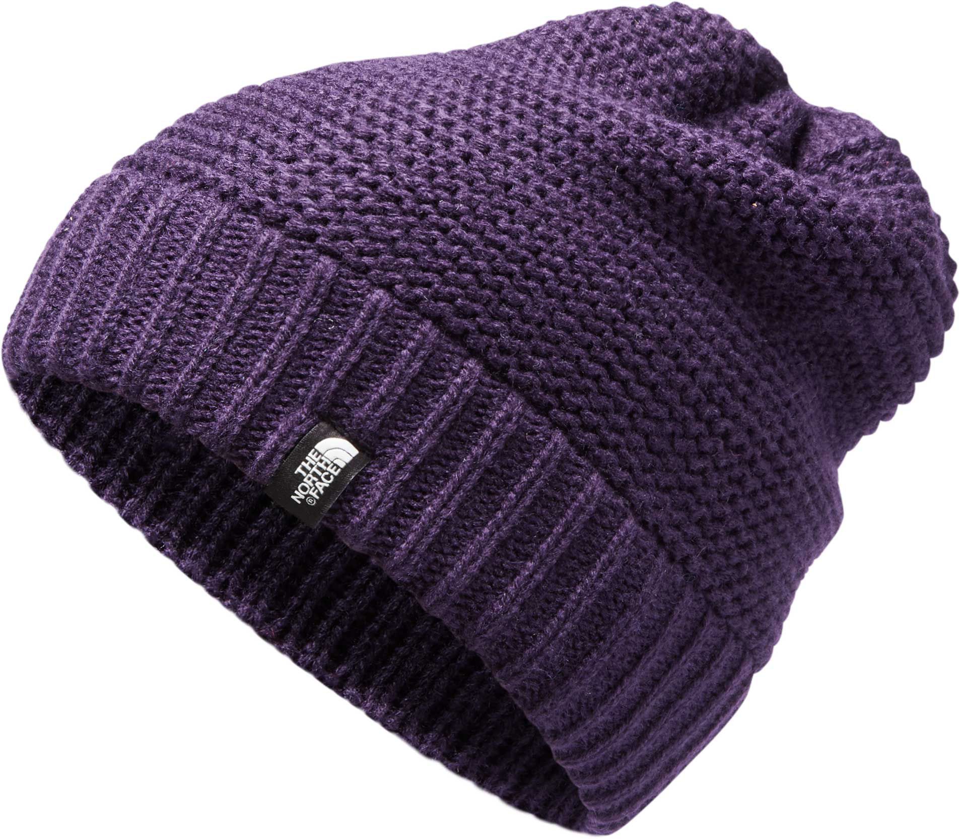 north face purrl stitch beanie