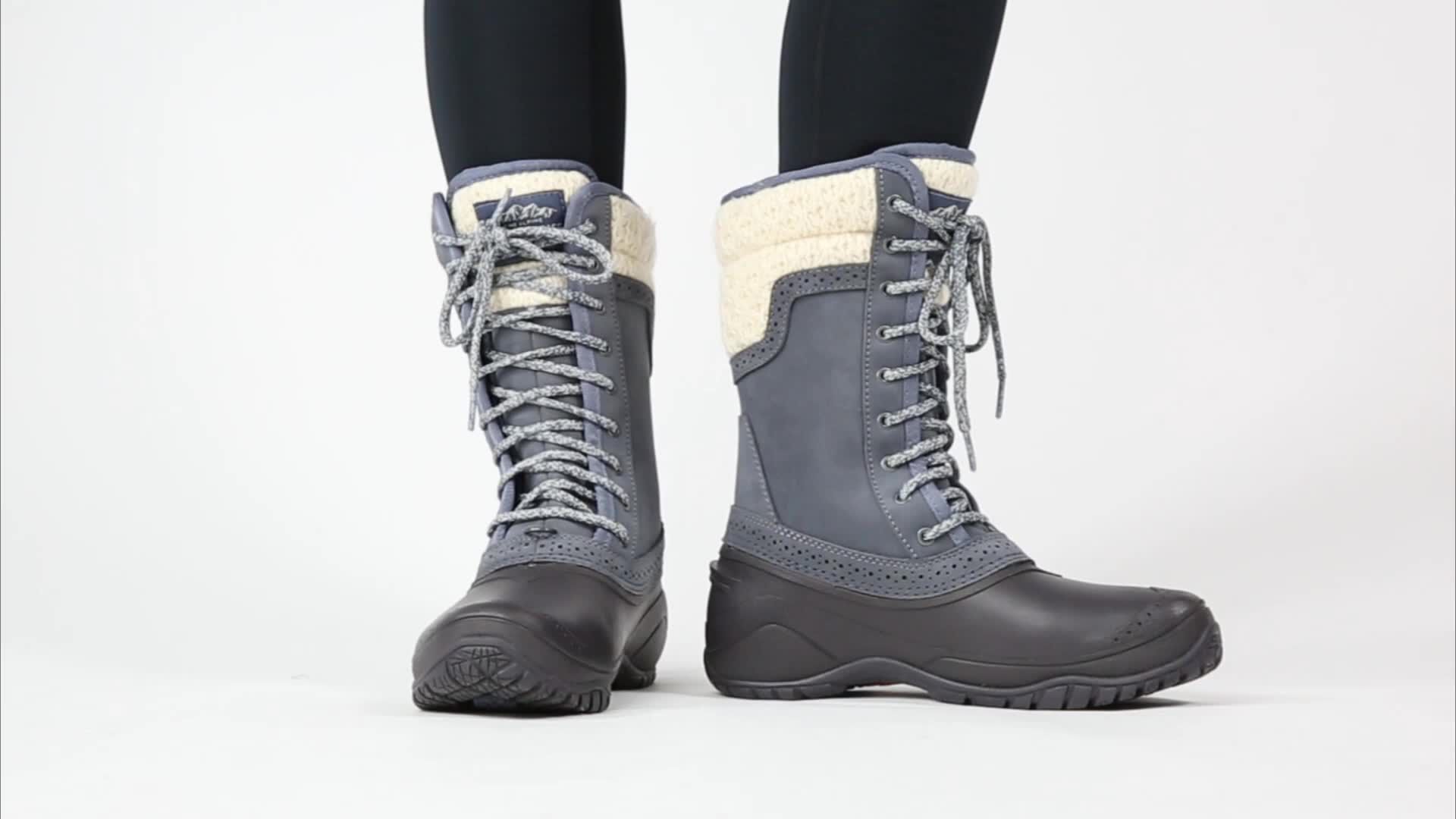 north face snow boots shellista