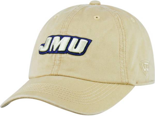 Top of the World Men's James Madison Dukes Gold Crew Adjustable Hat