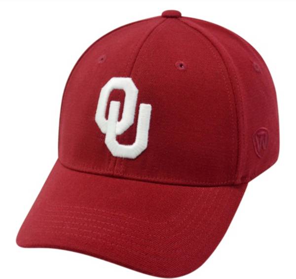 Top of the World Men's Oklahoma Sooners Crimson Premium Collection M-Fit Hat