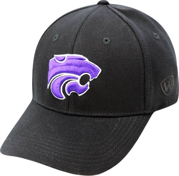 Top of the World Men's Kansas State Wildcats Black Premium Collection M-Fit Hat