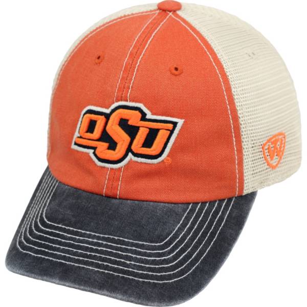 Top of the World Men's Oklahoma State Cowboys Orange/White/Black Off Road Adjustable Hat