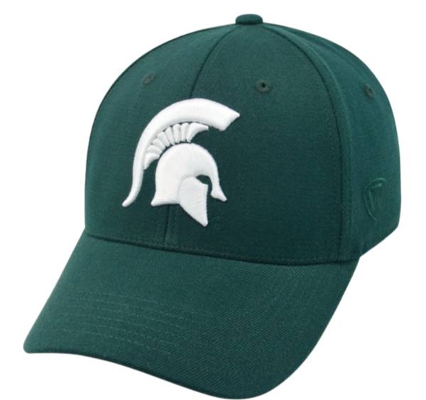 Top of the World Men's Michigan State Spartans Green Premium Collection M-Fit Hat