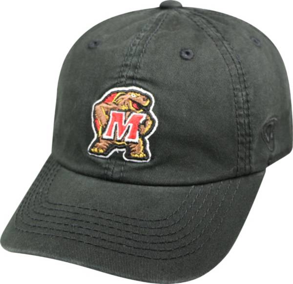 Top of the World Men's Maryland Terrapins Black Crew Adjustable Hat