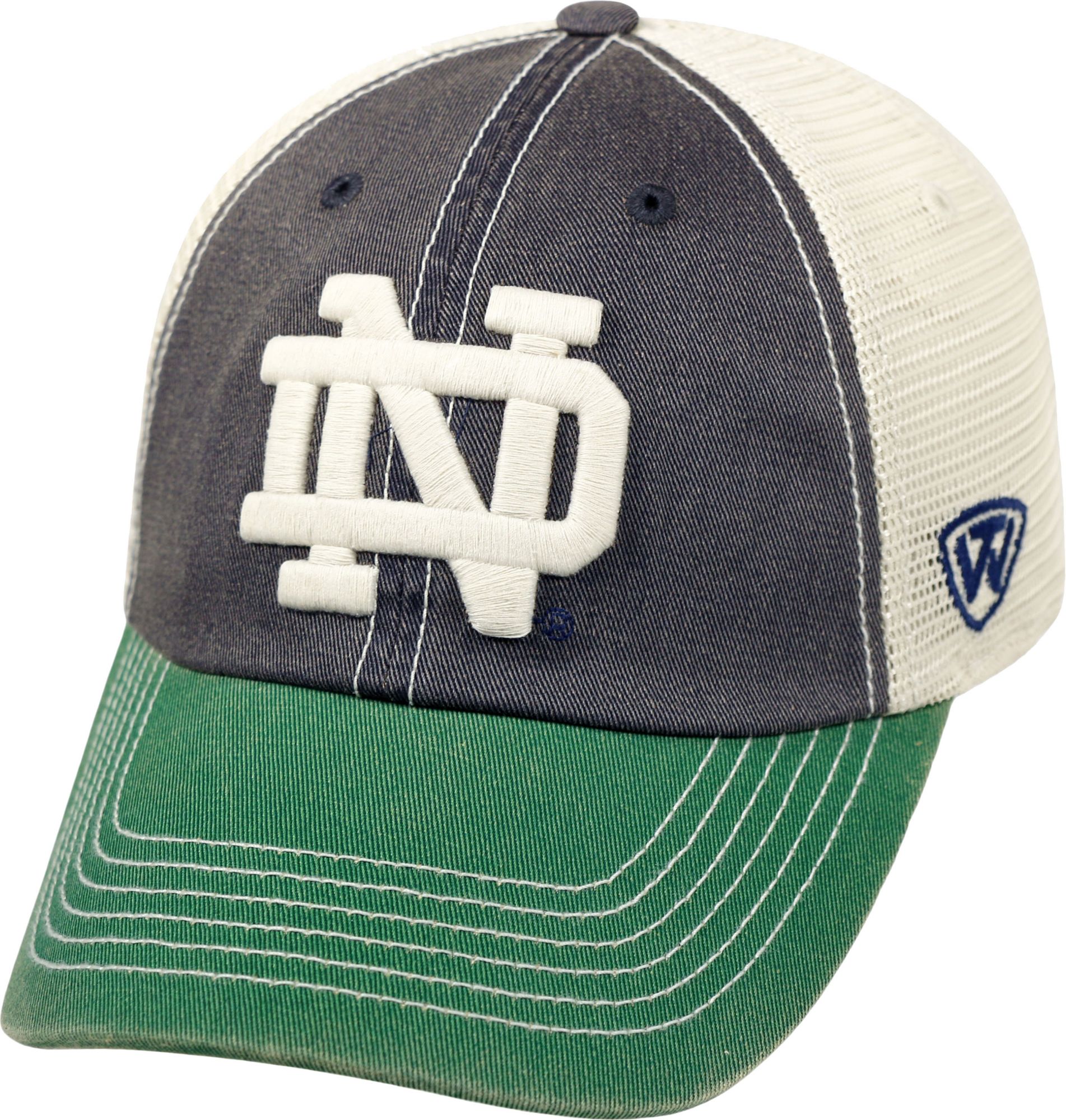 white notre dame hat